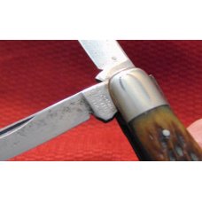 VINTAGE CANTON CUTLERY CO CANTON O. 4 BLADE SWELLCENTER KNIFE BONE HANDLES 1879 -1930 VINTAGE CANTON CUTLERY CO CANTON O. 4 BLADE SWELLCENTER KNIFE BONE HANDLES 1879 -1930