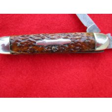 VINTAGE BUD BRAND WINSTED CT. 2 BLADE JACK KNIFE EARLY1920's PRETTY BONE SCALES VINTAGE BUD BRAND WINSTED CT. 2 BLADE JACK KNIFE EARLY1920's PRETTY BONE SCALES
