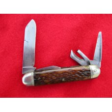THOMASTON KNIFE CO. CAMP-UTILITY THMOASTON CT. 1887-1930 GREEN BONE VERY NICE CONDITION THOMASTON KNIFE CO. CAMP-UTILITY THMOASTON CT. 1887-1930 GREEN BONE VERY NICE CONDITION