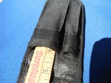 Large Kershaw Black Pouch Case for Folding Pocket Knife / Multitool Multi-tool Two Slots for 2 Items