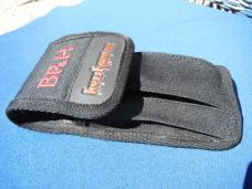 Large Kershaw Black Pouch Case for Folding Pocket Knife / Multitool Multi-tool Two Slots for 2 Items