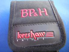 Large Kershaw Black Pouch Case for Folding Pocket Knife / Multitool Multi-tool Two Slots for 2 Items
