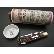Great Eastern Cutlery Northfield UN-X-LD #83 Tascosa Lockback Dark Brewed Jigged Bone GEC 831121LB Great Eastern Cutlery Northfield UN-X-LD #83 Tascosa Lockback Dark Brewed Jigged Bone GEC 831121LB