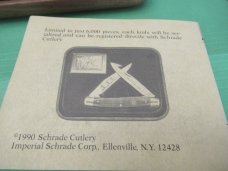 Schrade 1990 Federal Duck Stamp Commemorative Knife Model # DS4
