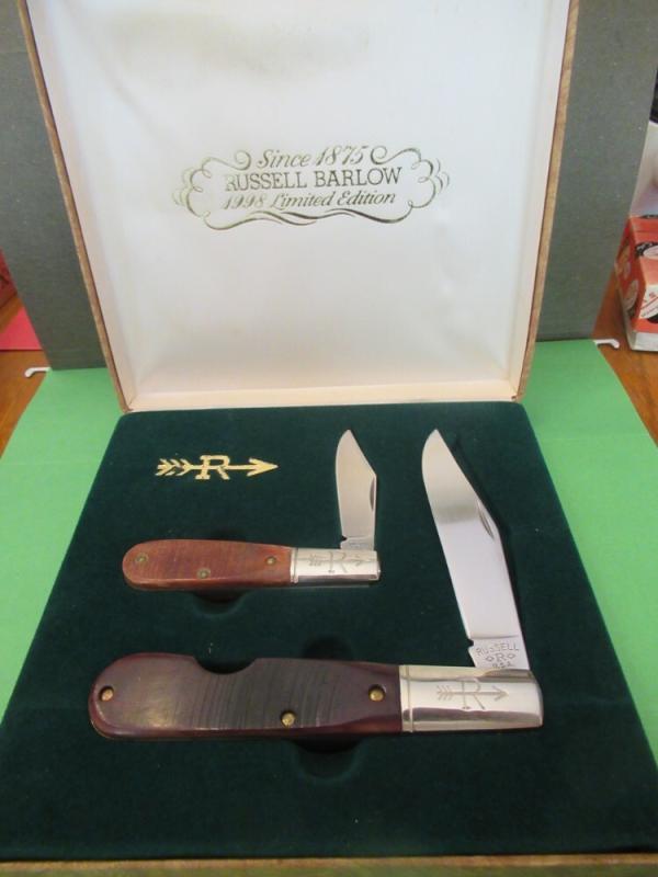 Russell Barlow Limited Edition Set Sawcut Brown Bone Serial # 0986