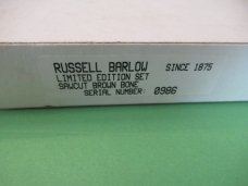 Russell Barlow Limited Edition Set Sawcut Brown Bone Serial # 0986