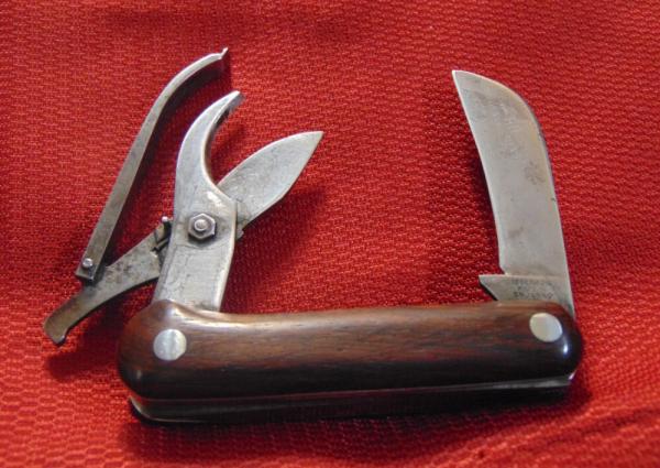 EXCELLENT USED CONDITION VINTAGE IBBERSON MADE IN ENGLAND RARE GARDNERS PRUNER TOOL KNIFE 1930'S