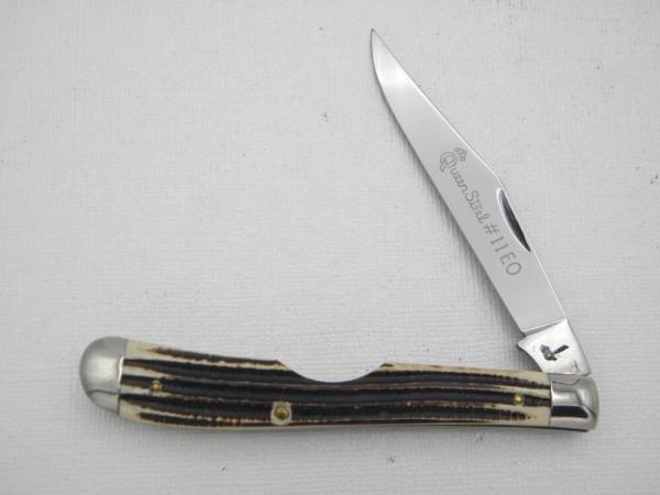 Queen Cutlery #11EO Slim Trapper: 4 1/8” single blade utility, circa 1950s Queen Cutlery #11EO Slim Trapper: 4 1/8” single blade utility, circa 1950s