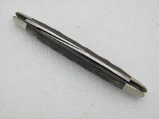 Queen Cutlery #3 Sleeveboard Pen with Rogers bone Handles: 3 3/8” closed, late 1940s, Queen Cutlery #3 Sleeveboard Pen with Rogers bone Handles: 3 3/8” closed, late 1940s,