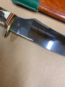 Original Buffalo Skinner Stag Handle German Made Original Buffalo Skinner Stag Handle German Made