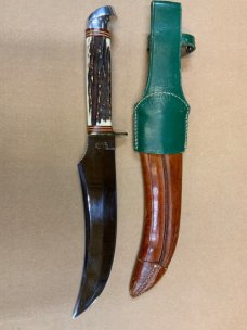 Original Buffalo Skinner Stag Handle German Made Original Buffalo Skinner Stag Handle German Made
