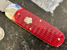 Great Eastern Cutlery Northfield 363122 Toenail Clipper, Blood Red Jig Bone Handle, (GEC 36), New Great Eastern Cutlery Northfield 363122 Toenail Clipper, Blood Red Jig Bone Handle, (GEC 36), New