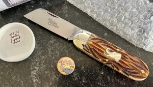 Great Eastern Cutlery Tidioute 363122 Toenail Clipper, India Jigged Bone Handle, (GEC 36), New 
