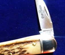 GREAT EASTERN NORTHFIELD GEC STAG LITTLE RATTLER KNIFE RARE 1/533 MIT 190120