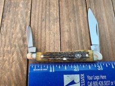 Henckels by Boker Half Whittler/Pen Knife Hellbraun Pin Feather Jigged Bone Henckels by Boker Half Whittler/Pen Knife Hellbraun Pin Feather Jigged Bone