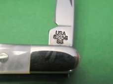 Case XX 2003 Discontinued Pearl Tuxedo Pattern # 82156 SS Case XX 2003 Discontinued Pearl Tuxedo Pattern # 82156 SS