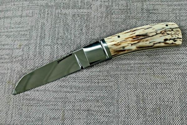 Steve Vanderkolff Mammoth Native Fixed Blade...Cpm154..Fluted bolsters..7.25" oal..4" Handle..3"shar Steve Vanderkolff Mammoth Native Fixed Blade...Cpm154..Fluted bolsters..7.25" oal..4" Handle..3"shar