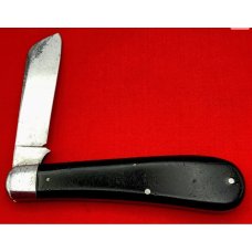 Vintage KA-BAR OLEAN, N.Y. 1-Blade Swayback Jack Folding Pocket Knife Slick Black c.1911-51 Vintage KA-BAR OLEAN, N.Y. 1-Blade Swayback Jack Folding Pocket Knife Slick Black c.1911-51