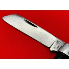 Vintage KA-BAR OLEAN, N.Y. 1-Blade Swayback Jack Folding Pocket Knife Slick Black c.1911-51 Vintage KA-BAR OLEAN, N.Y. 1-Blade Swayback Jack Folding Pocket Knife Slick Black c.1911-51