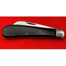Vintage KA-BAR OLEAN, N.Y. 1-Blade Swayback Jack Folding Pocket Knife Slick Black c.1911-51 Vintage KA-BAR OLEAN, N.Y. 1-Blade Swayback Jack Folding Pocket Knife Slick Black c.1911-51
