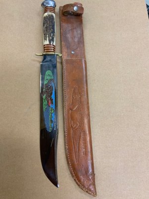 Original Gator Hunter Stag Handle German Made 