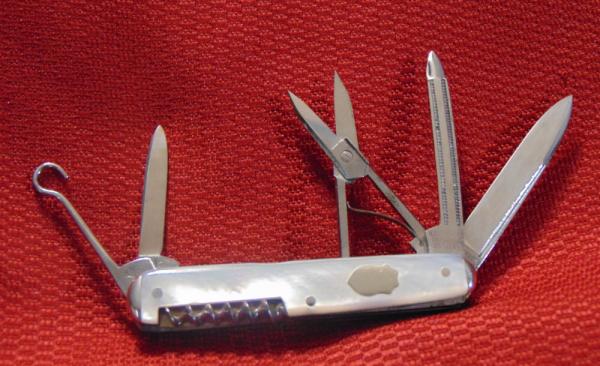 NEAR MINT RARE EARLY VINTAGE H. BOKER  & CO'S IMPROVED CUTLERY MULTI-BLADE DISPLAY KNIFE 1869-1914