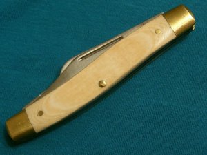 VINTAGE SCHRADE USA MICARTA STOCKMAN FOLDING POCKET PEN JACK KNIFE KNIVES OLD
