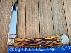Schatt and Morgan File and Wire Series Swayback Clasp Worm Groove Bone ATS-34 Blade Schatt and Morgan File and Wire Series Swayback Clasp Worm Groove Bone ATS-34 Blade