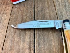 Robeson Mastercraft by Queen Fiddle Back Whittler Torched Stag 1 of 200 Robeson Mastercraft by Queen Fiddle Back Whittler Torched Stag 1 of 200