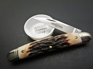 Great Eastern Cutlery Northfield UN-X-LD #62 Pocket Congress Sambar Stag GEC 620220