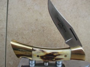 Case XX  Stag Shark Tooth Lockback with Sheath  (1979)