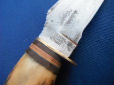 Original Edge Brand Solingen Germany Stag Handle Knife # 496 with sheath. Hunting/Skinning/Camping Original Edge Brand Solingen Germany Stag Handle Knife # 496 with sheath. Hunting/Skinning/Camping
