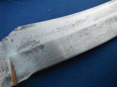 Original Edge Brand Solingen Germany Stag Handle Knife # 496 with sheath. Hunting/Skinning/Camping Original Edge Brand Solingen Germany Stag Handle Knife # 496 with sheath. Hunting/Skinning/Camping