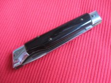 Vintage Italian Button Open/Close Slant Bolster Switchblade Knife Vintage Italian Button Open/Close Slant Bolster Switchblade Knife