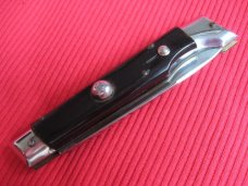 Vintage Italian Button Open/Close Slant Bolster Switchblade Knife Vintage Italian Button Open/Close Slant Bolster Switchblade Knife