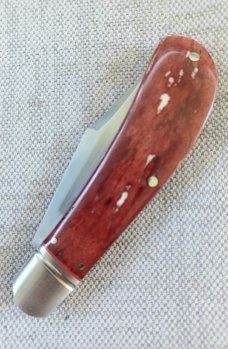 K'roo Custom Lanny clip,3.75"...Red/Brown Kudu Bone...fluted bolsters..filework..Rwl34..coa .. slip K'roo Custom Lanny clip,3.75"...Red/Brown Kudu Bone...fluted bolsters..filework..Rwl34..coa .. slip