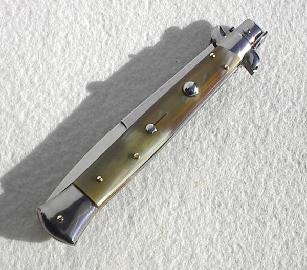 NEW FRANK BELTRAME 11" GENUINE BRAZILIAN HORN ITALIAN STILETTO NEW FRANK BELTRAME 11" GENUINE BRAZILIAN HORN ITALIAN STILETTO