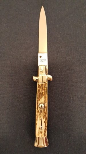 7.75" STAG ITALIAN STILETTO