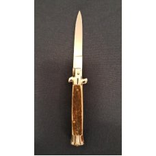 7.75" STAG ITALIAN STILETTO 7.75" STAG ITALIAN STILETTO