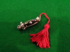 Earlier c.1970's-80's 4 pin scale Italian INOX 8cm Miniature picklock with red tassel