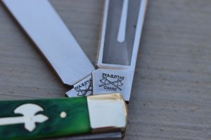 Battle Axe Brand Cooper Cutlery Green Bone Trapper 1/100