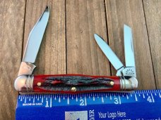 Robeson Mastercraft by Queen Fiddleback Whittler Red Bone Stag 1 of 200 Robeson Mastercraft by Queen Fiddleback Whittler Red Bone Stag 1 of 200