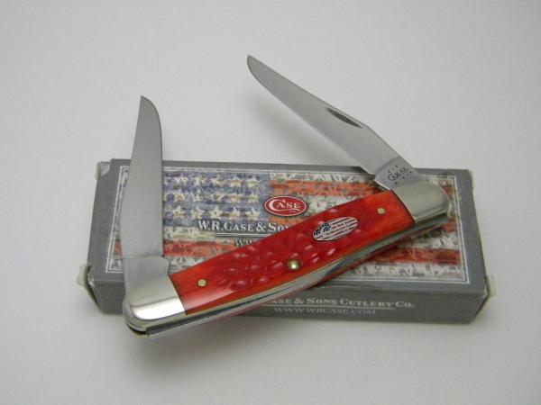 Case XX USA  7 Dot 629/11 Red Bone Muskrat Knife in Box