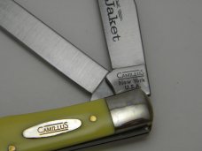 Camillus New York USA 717Y  "Yello-Jaket" Trapper Knife NIB