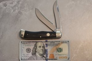 Marbles Large Saddelhorn D2 blades Black Micarta BNIB