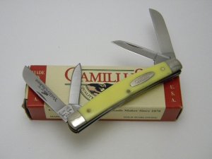 Camillus New York USA 712Y  "Yello-Jaket" Congress Knife NIB