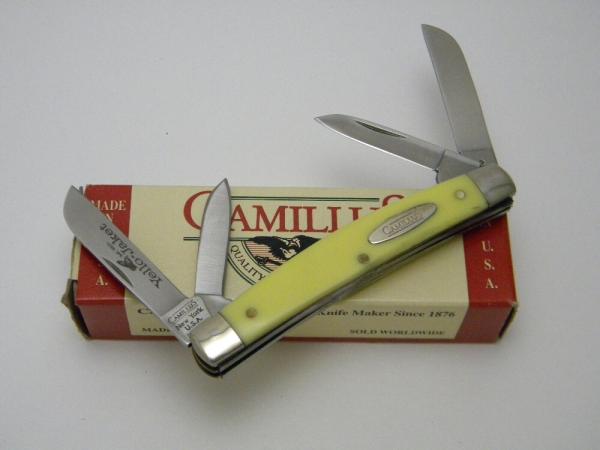 Camillus New York USA 712Y  "Yello-Jaket" Congress Knife NIB