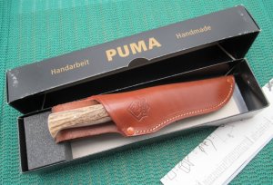 Puma Hunters Pal with Stag Handle. Unused in the Box. Made in Solingen Germany. ...............(324)