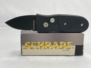 SCHRADE SCALB Extreme Survival Black Drop Point Automatic MINT IN BOX (Z 47946)