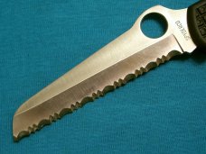 VINTAGE SPYDERCO SEKI JAPAN CLIPIT RESCUE SERRATED LOCKBACK FOLDING SURVIVAL POCKET KNIFE KNIVES